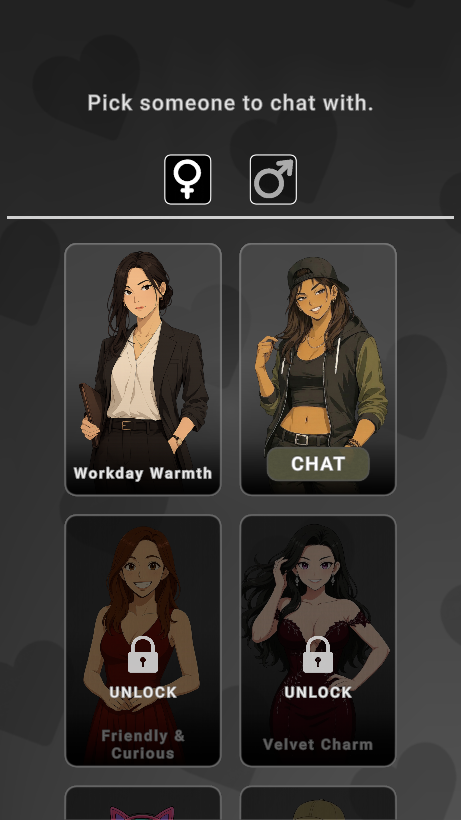 Charmora app screenshot